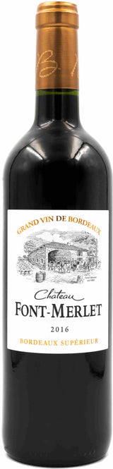 Chateau Font Merlet, Bordeaux Supérieur 2016
