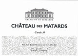 Chateau des Matards, Cuvee M, Sauvignon Blanc, Blaye Cotes de Bordeaux, 2021