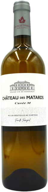 Chateau des Matards, Cuvee M, Sauvignon Blanc, Blaye Cotes de Bordeaux, 2021