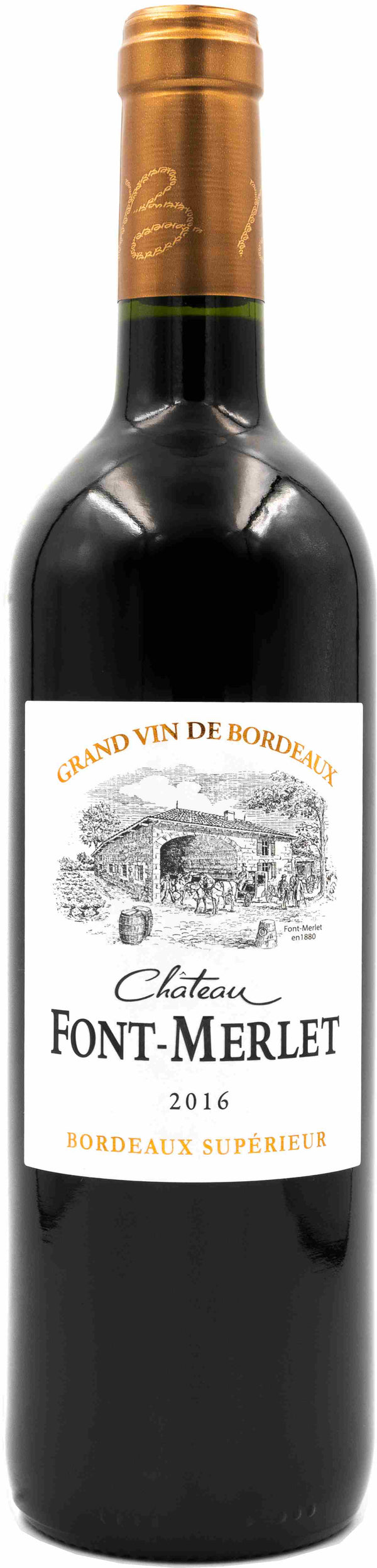 Chateau Font Merlet, Bordeaux Supérieur 2016