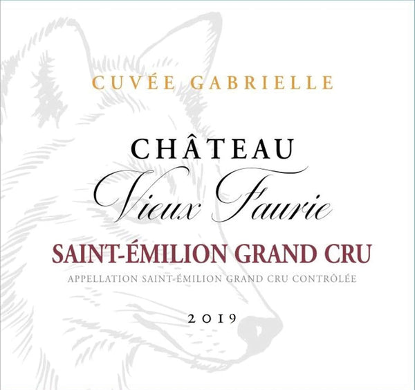 Chateau Vieux Faurie, Cuvée Gabrielle, Saint Emilion Grand Cru 2019