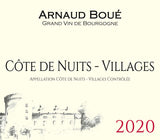 Maison Arnaud Boue, Cote de Nuits Villages 2020