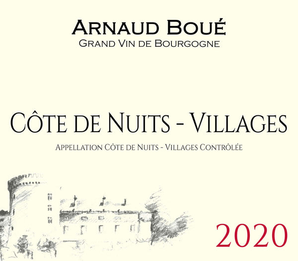 Maison Arnaud Boue, Cote de Nuits Villages 2020