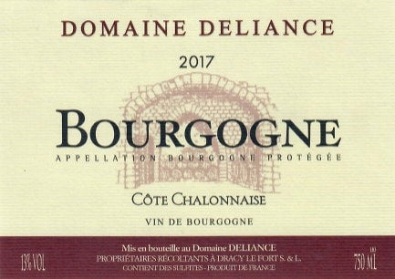 Domaine Deliance, Cote Chalonnaise 2021