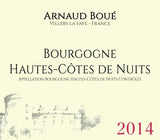 Maison Arnaud Boue, Bourgogne Hautes Côtes de Nuits Rouge 2019