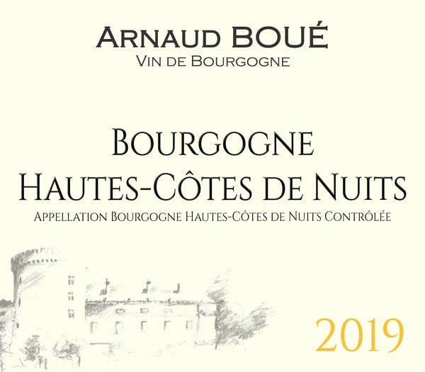 MAISON ARNAUD BOUE, BOURGOGNE HAUTES CÔTES DE NUITS BLANC 2019